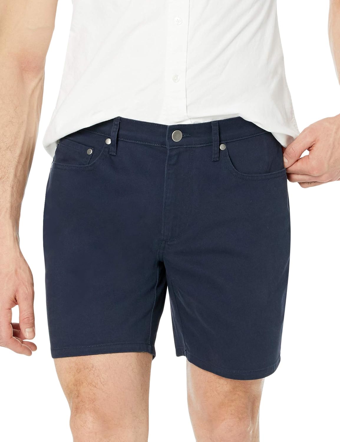 Amazon Essentials Men's Slim-Fit 7-inch Inseam Stretch 5-Pocket Shorts-2