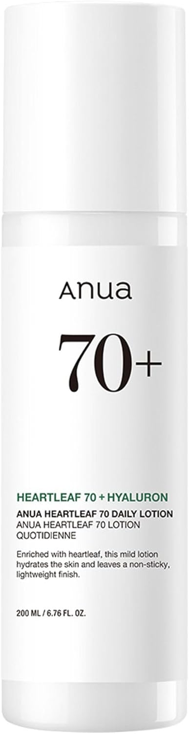 ANUA Heartleaf 70 Daily Relief Lotion 6.76 Ounce, Moisturizing Enhancing Skin Barrier Mild Lotion-0