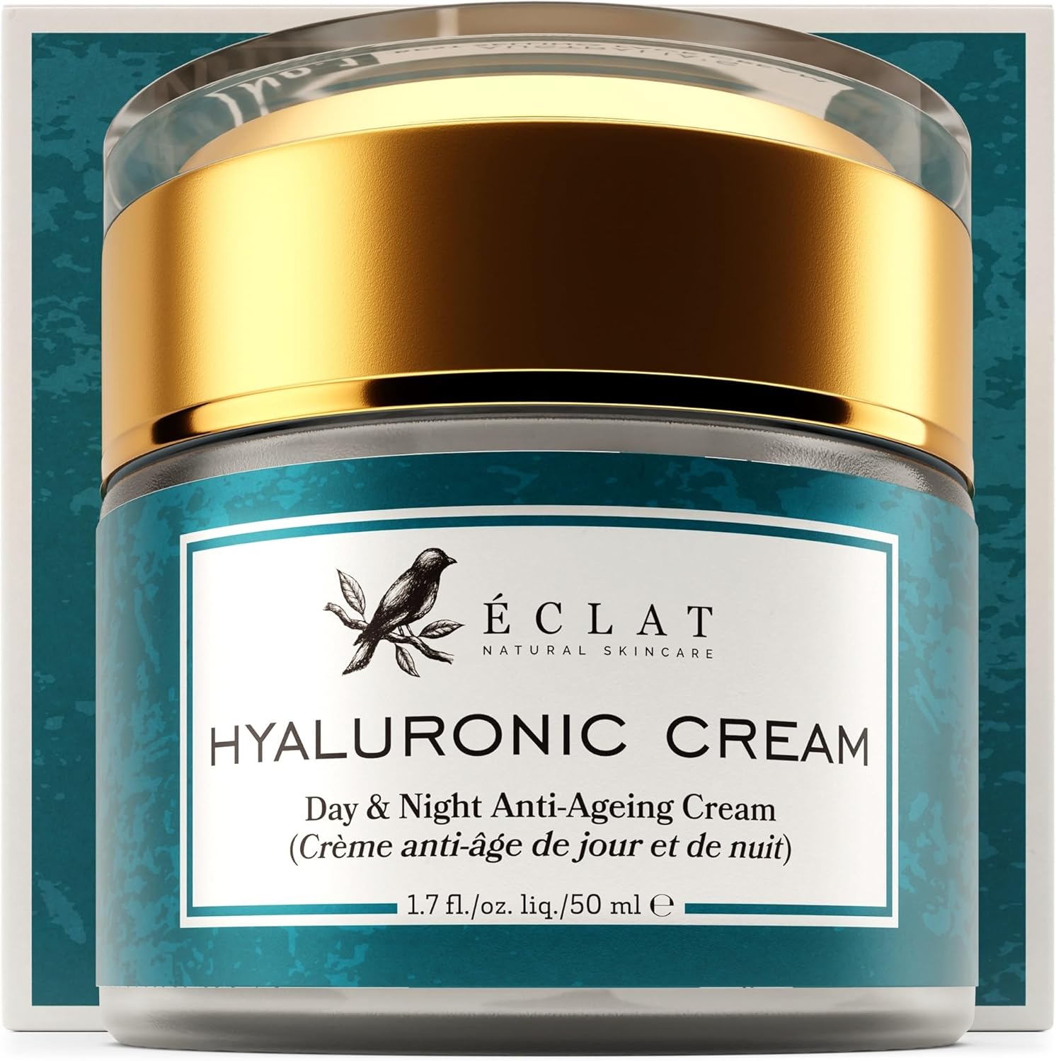 Hyaluronic Acid Face Cream - Hyaluronic Acid with Retinol, Vitamin C & E - Hydrating Face Cream, Anti Aging Hyaluronic Acid Moisturizer, Hyaluronic Acid Cream for Sensitive Skin-0