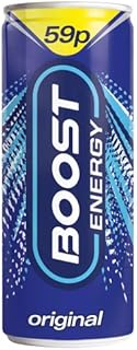 Boost Energy Original Drink, 250 ml (Pack of 24)