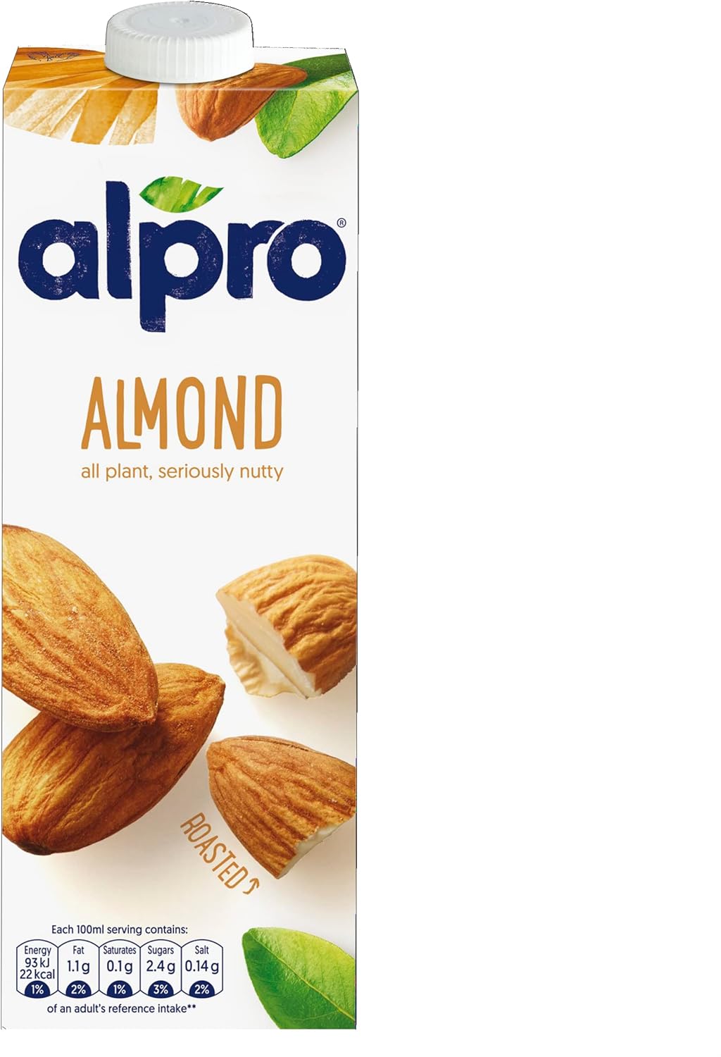 Alpro Almond Plant-Based Long Life Drink, Vegan & Dairy Free, 1L (Pack of 8)-7