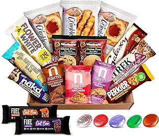 Gluten Free Biscuits and Snack Bars Hamper, Famous and Reliable Brands, Beautifully Presented by Urban Wellbeing, Over 700g