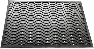 On1shelf Scraper Wavy Mat For Heavy Traffic areas, heavy duty industrial, Shop, kitchen Rubber Mat (90 x 150cm (3ft x 5ft))