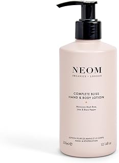 NEOM – Complete Bliss Hand & Body Lotion, 300ml | Blush Rose, Lime & Pepper | Nourish & Soften