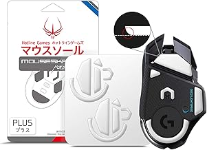 Hotline Games 2 Sets 3.0 Plus Rounded Edges Mouse Feet Skates Compatible With Logitech G502 Wireless Gaming Mouse feet Replacement (0.8mm, Super Glide, PTFE) Pro Performance Upgrade