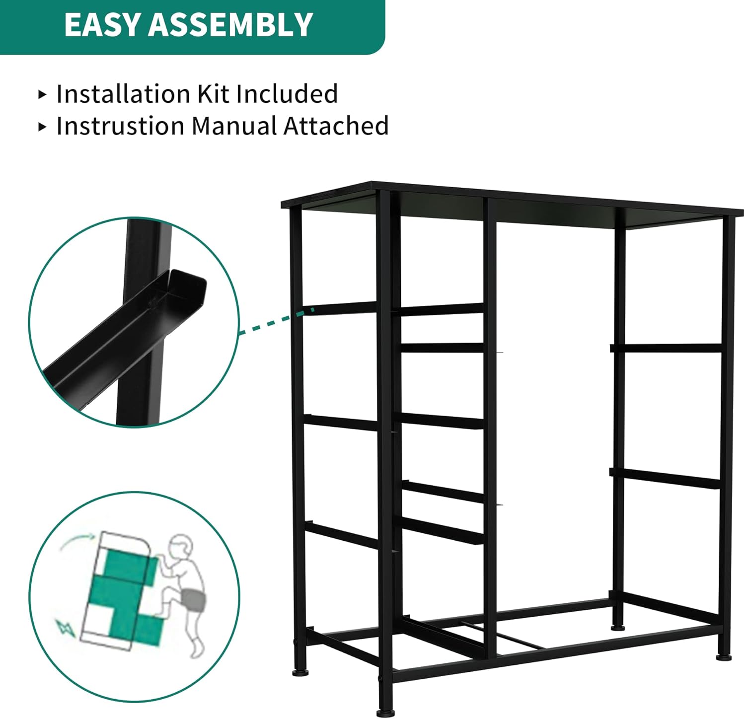 YITAHOME Chest of Drawers, 7-Drawer Storage Organizer Unit for Bedroom Living Room Closet, Sturdy Steel Frame, Easy Pull Fabric Bins & Wooden Top, Fabric Dresser-7