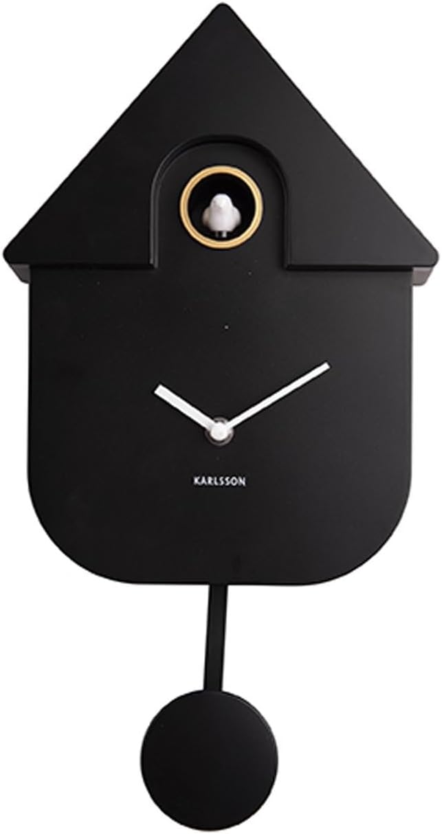 Karlsson House Cuckoo Clock-Black, ABS, 27,5 x 27,5 x 5-2