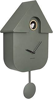 Karlsson House Cuckoo Clock-Jungle Green, polymers, One Size