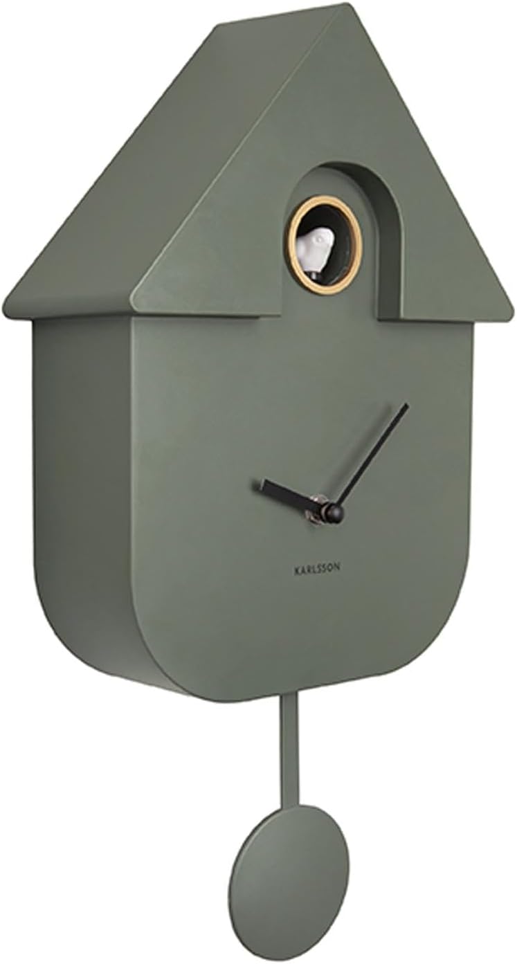 Karlsson House Cuckoo Clock-Jungle Green, polymers, One Size-0