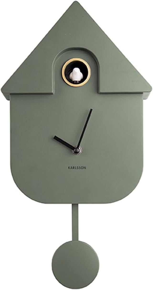 Karlsson House Cuckoo Clock-Jungle Green, polymers, One Size-2