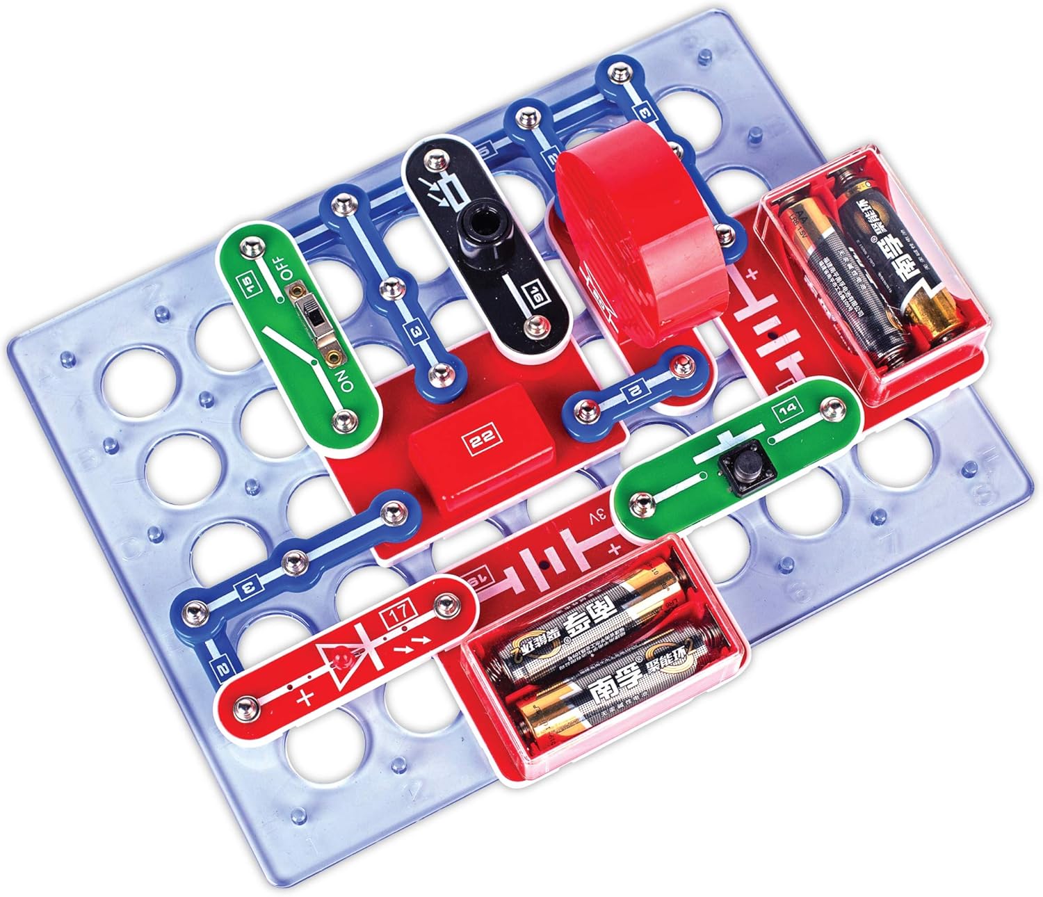 Science Kidz Electronics Kit - Electric Circuits For Kids - 188 Experiments Set - Science Kits For Kids 7,8,9,10 - Educational STEM Toys For Kids-8