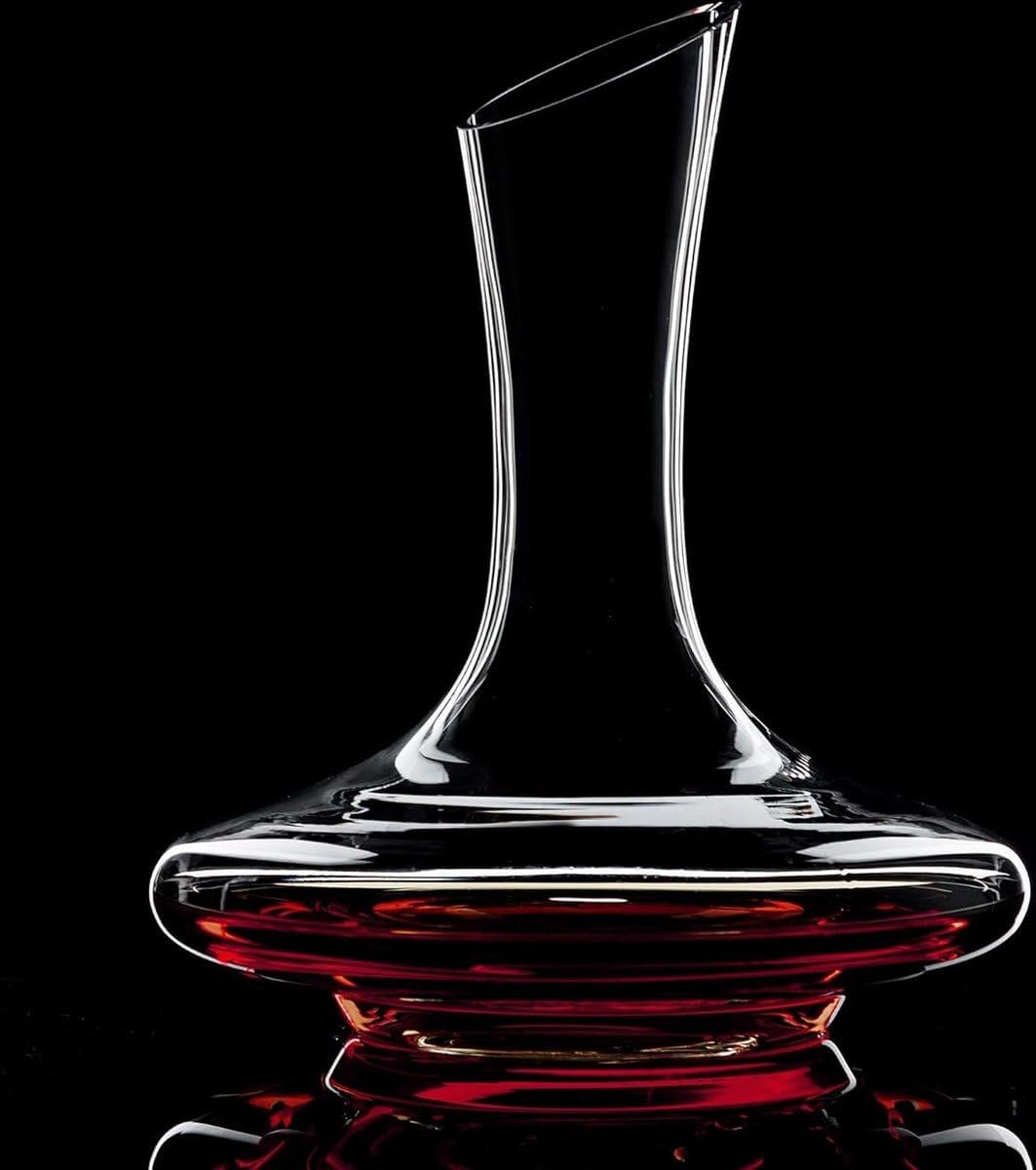 Cristal D'Arques Carafe - Wine Decanter 1.8L, Large Surface Area for Aeration, Drip-Stop System for Impeccable Service, Superior Strength & Clarity, Dishwasher Safe for Easy Cleaning, Elegant Design-5