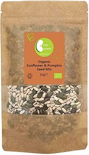 Organic Sunflower & Pumpkin Seed Mix - Certified Organic - by Busy Beans Organic (1kg)