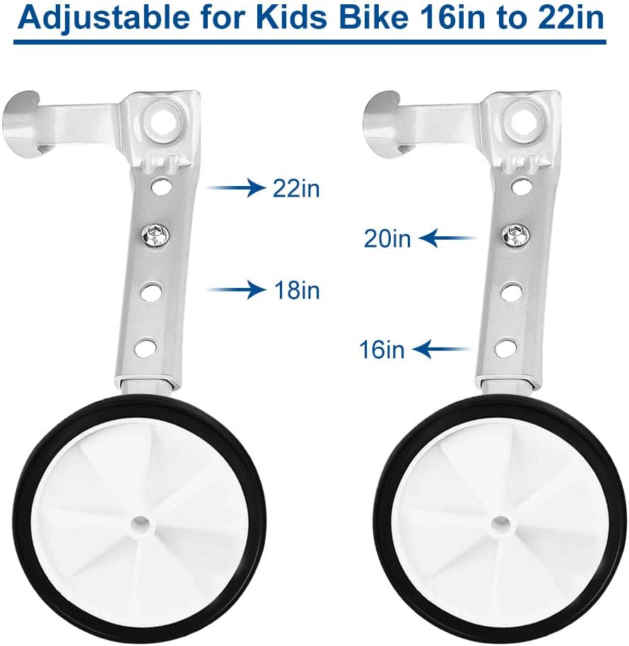 Ejoyous Stabilisers for Childs Bike, Adjustable Variable Speed Bicycle Training Wheels Stabilisers for Childs Bike 16" to 22", Bicycle Training Wheels Stabilizers Support for Kids Adults-5