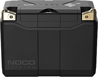 NOCO Lithium NLP20, Group 20, 600A Lithium Powersport Battery, 12V 7Ah Battery With Dynamic BMS For Motorcycles, Motorbikes, ATVs, UTVs, PWCs, Scooters, And Snowmobiles