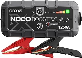 NOCO Boost X GBX45 1250A 12V UltraSafe Portable Lithium Car Jump Starter, Heavy-Duty Battery Booster Power Pack, Powerbank Charger, and Jump Leads for up to 6.5 L Petrol and 4.0 L Diesel Engines