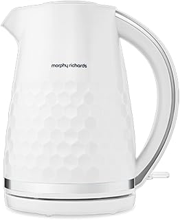 Morphy Richards Hive White Jug Kettle - 1.5L - Rapid Boil - Plastic - High Gloss - 108274