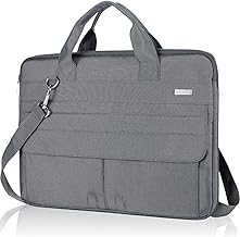 LANDICI Laptop Bag Case 13 13.3 14 inch with Shoulder Strap, Waterproof Computer Sleeve Cover for MacBook Air 13 M1/M2, Macbook Pro 13/14, Dell XPS 13, Acer Hp Chromebook 14,Grey