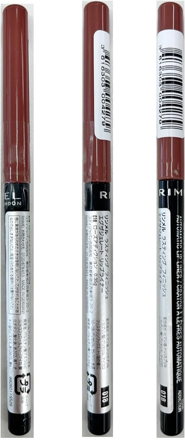 Rimmel London Lasting Finish Exaggerate Lip Liners, 018 Rose Addiction, 4g-3