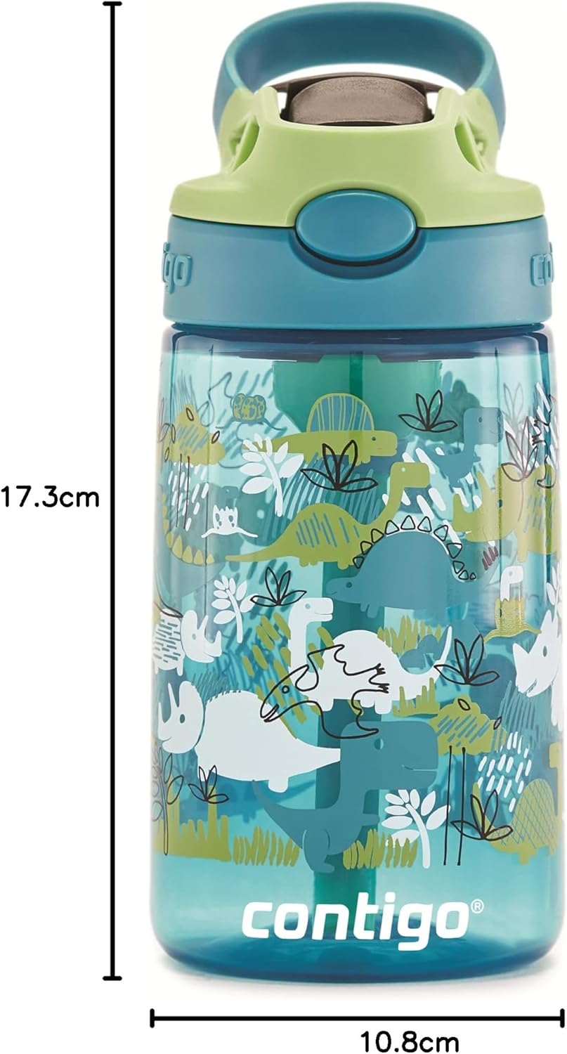 Contigo Kids Water Bottle Easy Clean Autospout with Straw, BPA-free stainless steel drinking bottle, 100% leak-proof, easy to clean, ideal for daycare-6