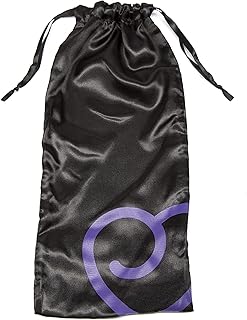 Lovehoney Black Drawstring Storage Bag - Soft Satin - Keeping Toys Lint & Dust Free