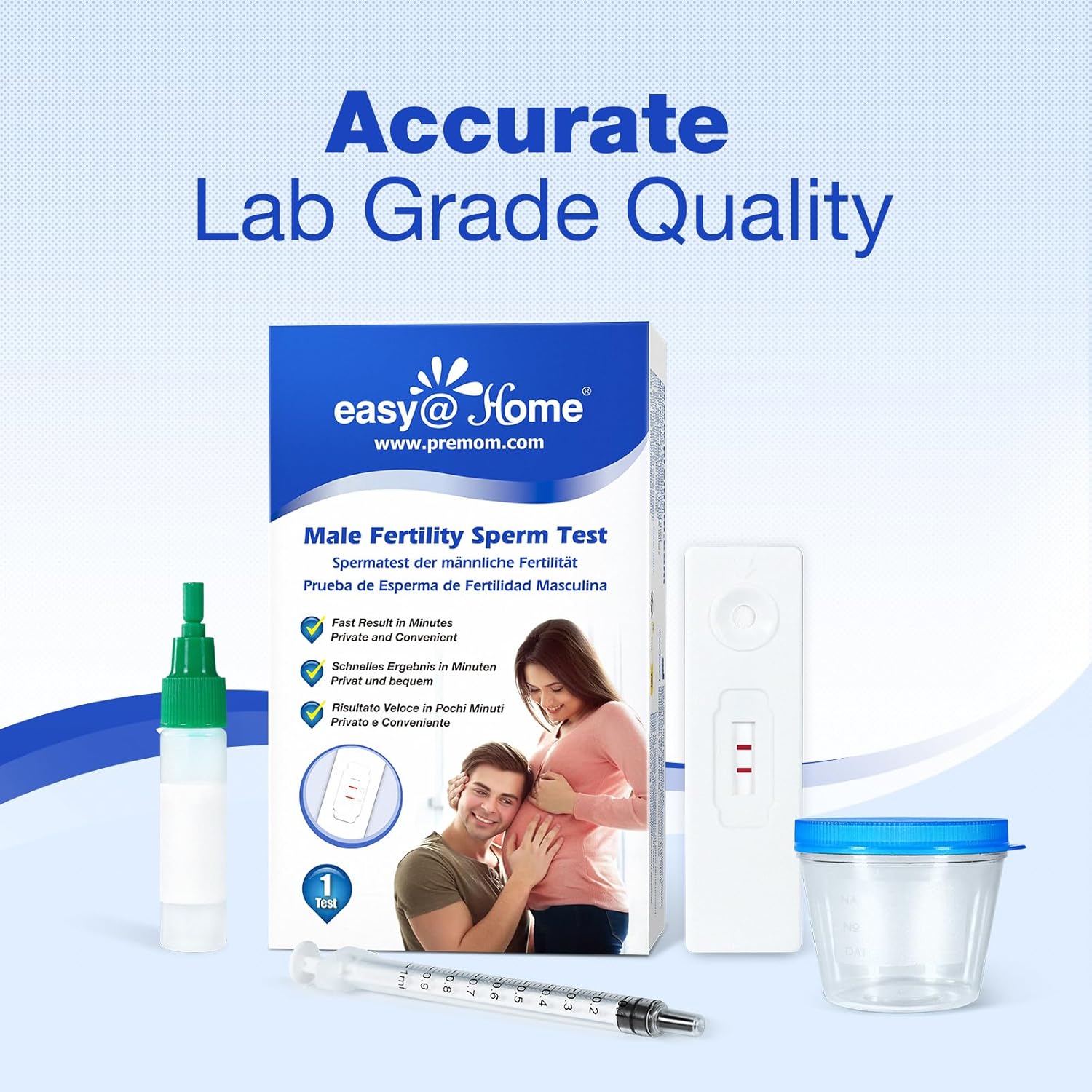 Easy@Home Male Fertility Sperm Test: Indicates Normal or Low Sperm Count | Convenient Accurate Private-3