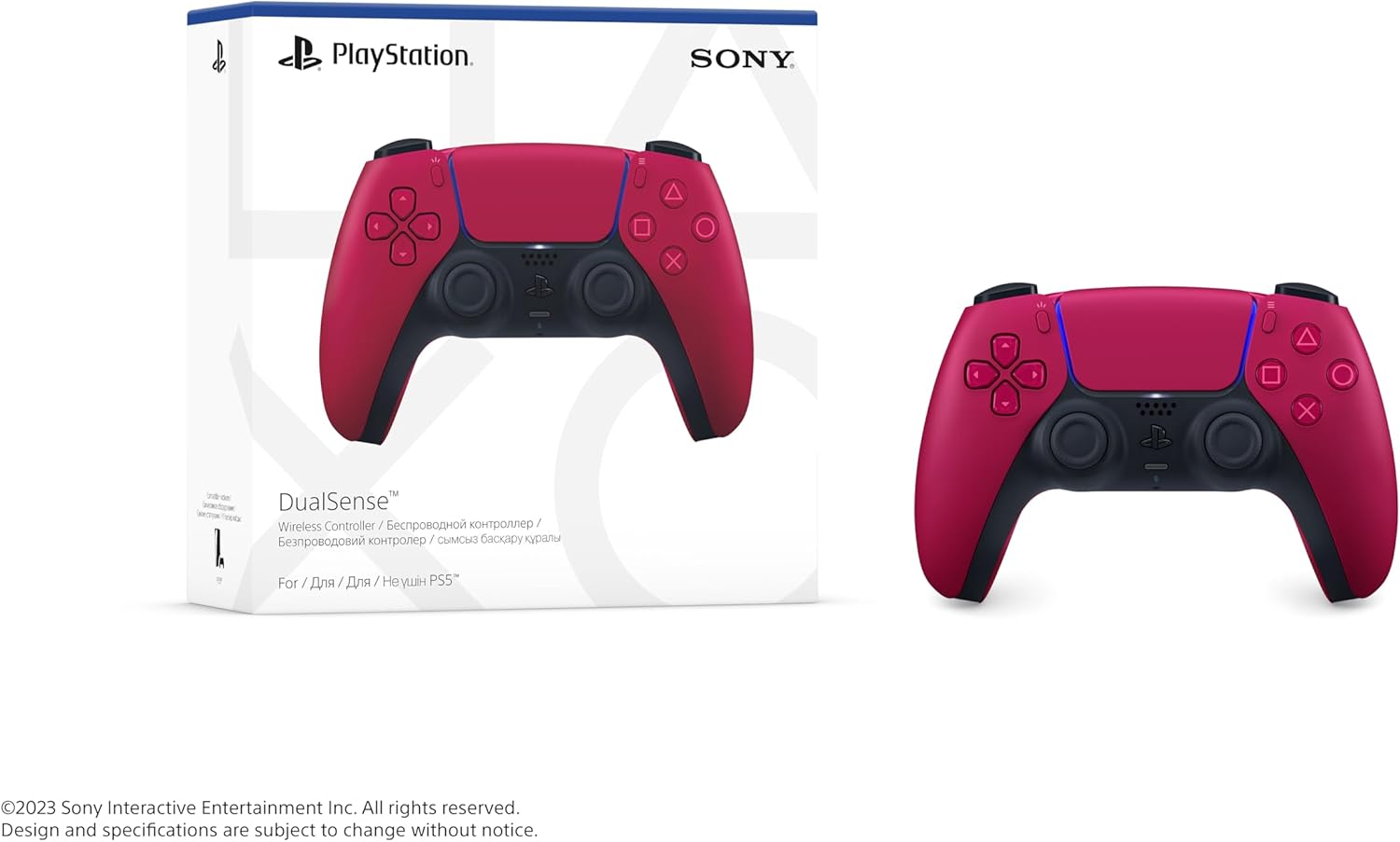 Playstation Dualsense Cosmic Red Wireless Controller for PlayStation 5-0