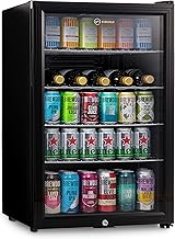 Subcold Super115 LED - Under-Counter Fridge | 115L Beer, Wine & Drinks Fridge | LED Light + Lock and Key | Energy Efficient (Black)