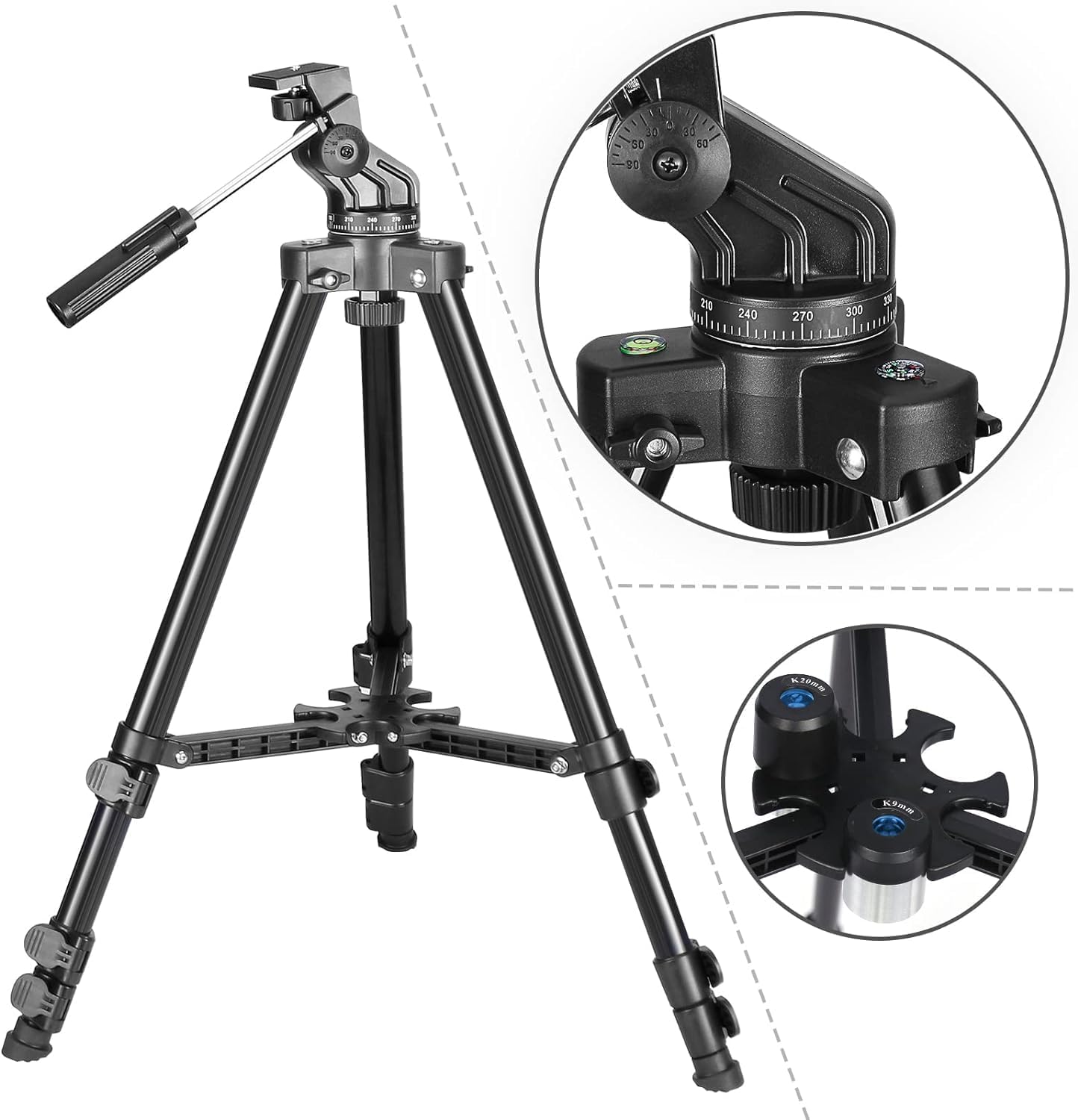 Telescopes for Adults Astronomy, 80mm Aperture 600mm Refractor Telescope for Kids & Beginners, Compact and Portable Travel Telescopio with Backpack-6