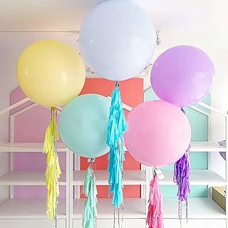 GuassLee 30pcs Pastel Balloons 18 inch Large Pastel Balloons Big Round Pastel Jumbo Latex Balloons for Birthday Wedding Baby Shower Event Decorations