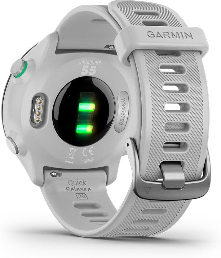 Garmin Forerunner 55 Easy to Use Lightweight GPS Running Smartwatch, Running and Training Guidance, Safety and Tracking Features included, White-6