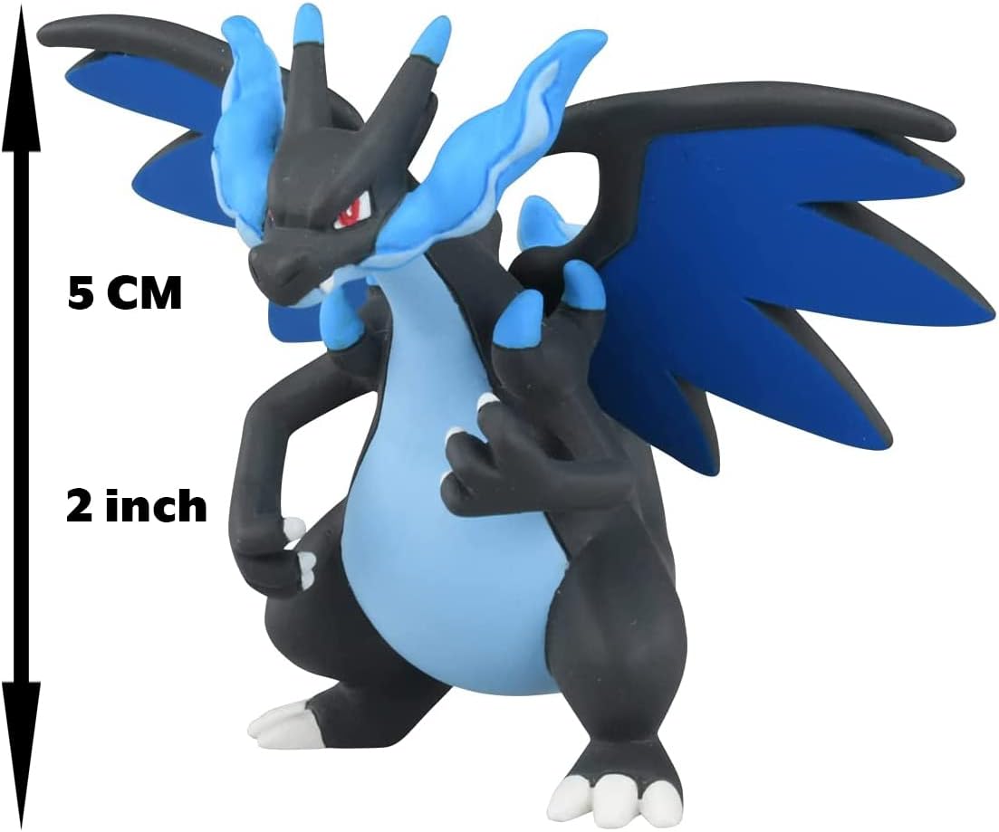 Takara Tomy Pokemon Monster Collection Moncolle MS-51 Mega Charizard X Mega Dracaufeu X Mega Glurak X-1