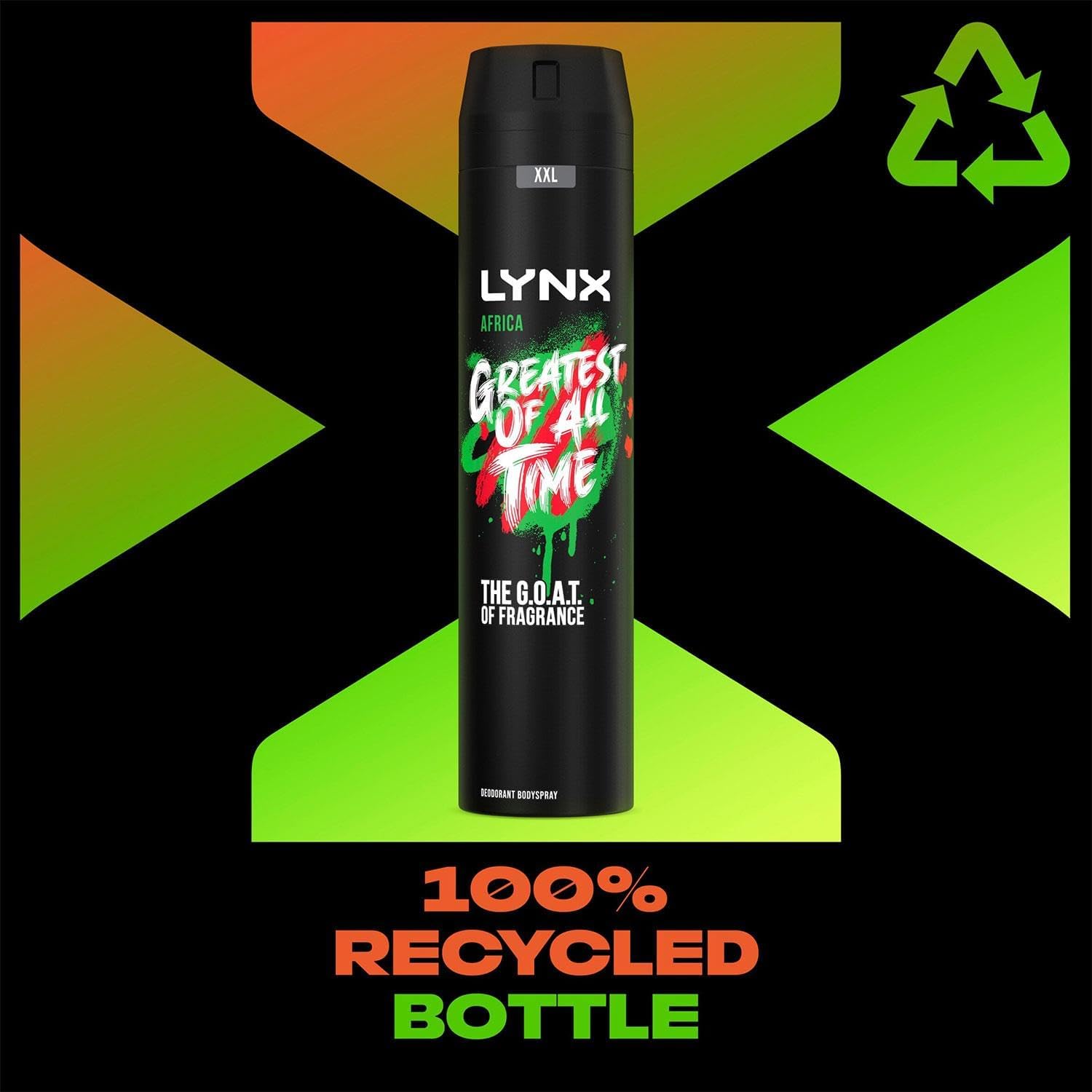 Lynx Africa XXL Limited Edition Deodorant and Body Spray 48 Hour High Definition Fragrance, Pack of 3 x 250ml-5