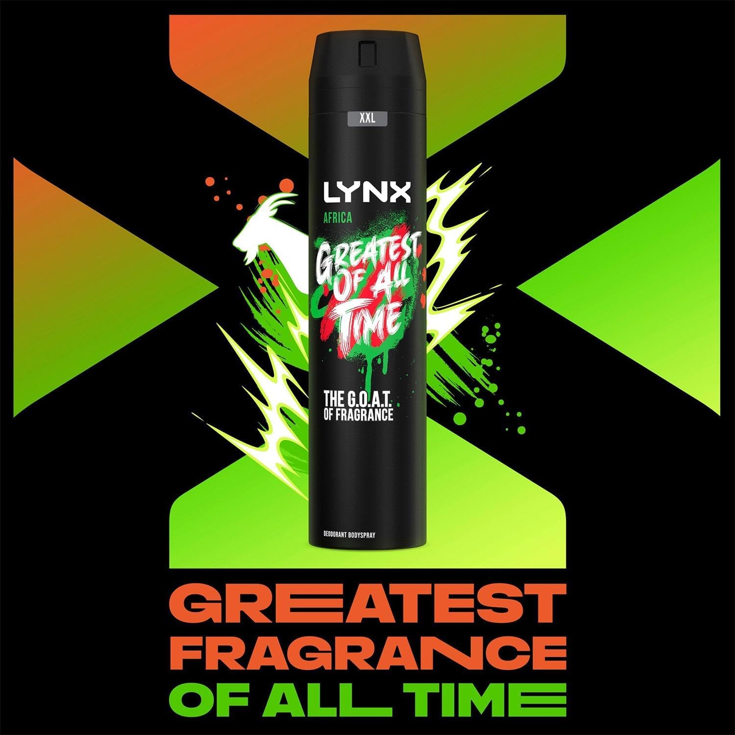 Lynx Africa XXL Limited Edition Deodorant and Body Spray 48 Hour High Definition Fragrance, Pack of 3 x 250ml-6