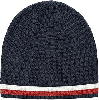 Tommy Hilfiger Men's Ribbed Ottoman Beanie Hat