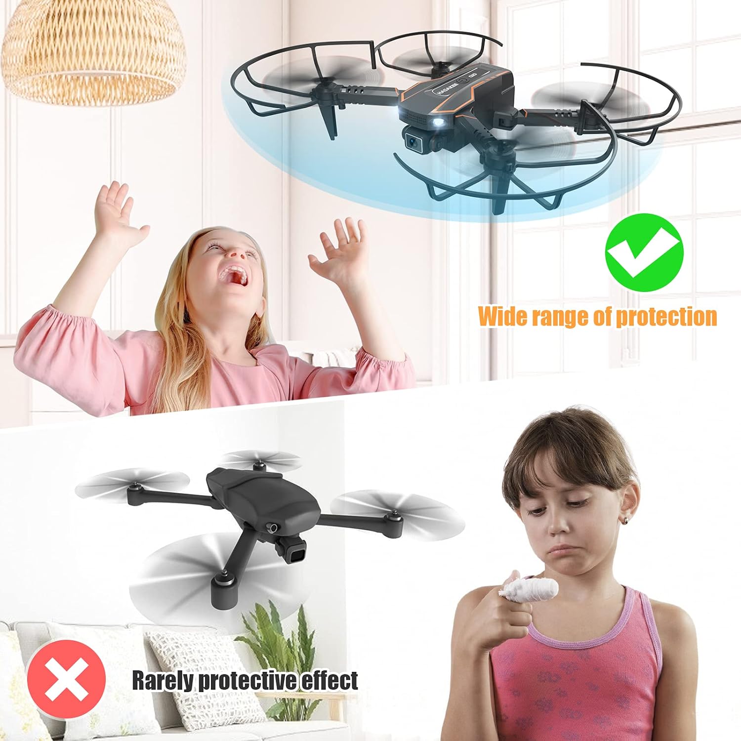 Q10 Mini Drone with Camera for Kids and Adults, 720P HD FPV Foldable Quadcopter with Gravity Sensor Mode, Headless Mode, 3D Flips, Voice and Gesture Control, Kids Gift Toys for Boys Girls,Black-3