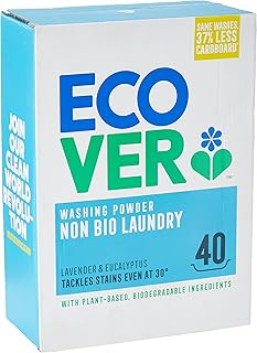 Ecover Non-Bio Washing Powder, 40 Washes, 3 kg, (Pack of 1)