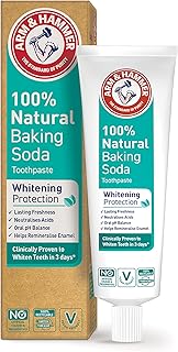 Arm & Hammer 100% Natural Baking Soda Whitening Protection Toothpaste, 75ml