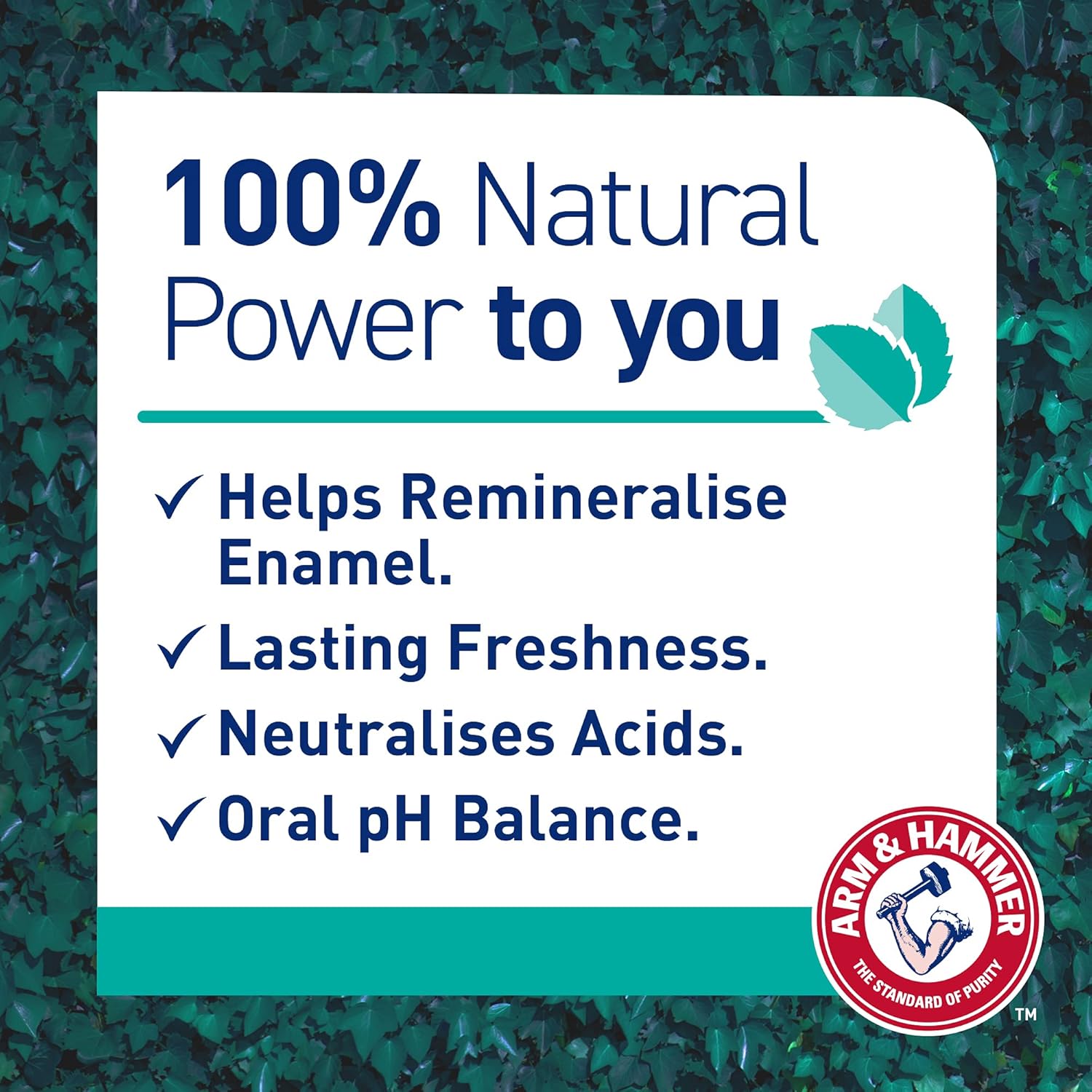 Arm & Hammer 100% Natural Baking Soda Whitening Protection Toothpaste, 75ml-1