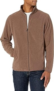 Amazon Essentials Men's Full-Zip Fleece Jacket (Available in Big & Tall)