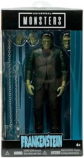 Jada 253251014 Toys Universal Monsters Frankenstein 6” Deluxe Collector Figure, Black, Standard Size