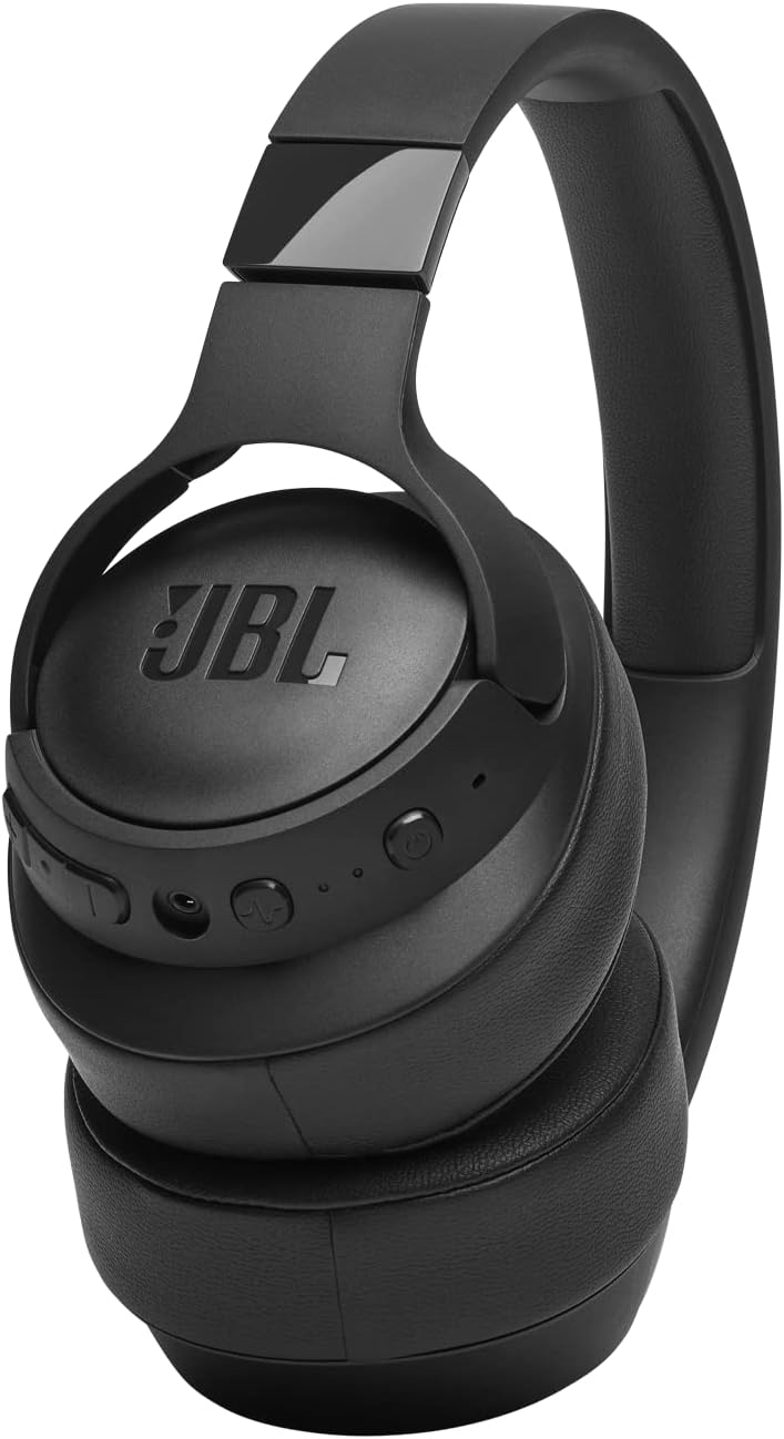 JBL Tune 760NC Wired and Wireless Over-Ear Headphones with Built-In Microphone, Active Noise-Cancelling and Hands-Free Controls, Black-2