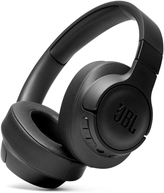 JBL Tune 710BT Wired and Wireless Over-Ear Headphones with Built-In Microphone, Multi-Point Connection and Hands-Free Controls, Black-0