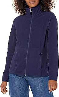 Amazon Essentials Women's Classic-fit Long-Sleeved Full Zip Polar Soft Fleece Jacket (Available in Plus Size)