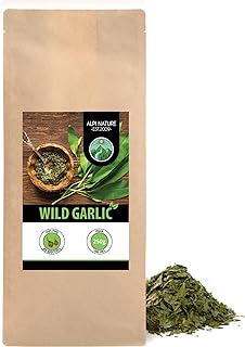 Wild Garlic (250g, 8.8oz), Bear Garlic 100% Natural, Wild Garlic Leaves Without additives, Wild Garlic Spice