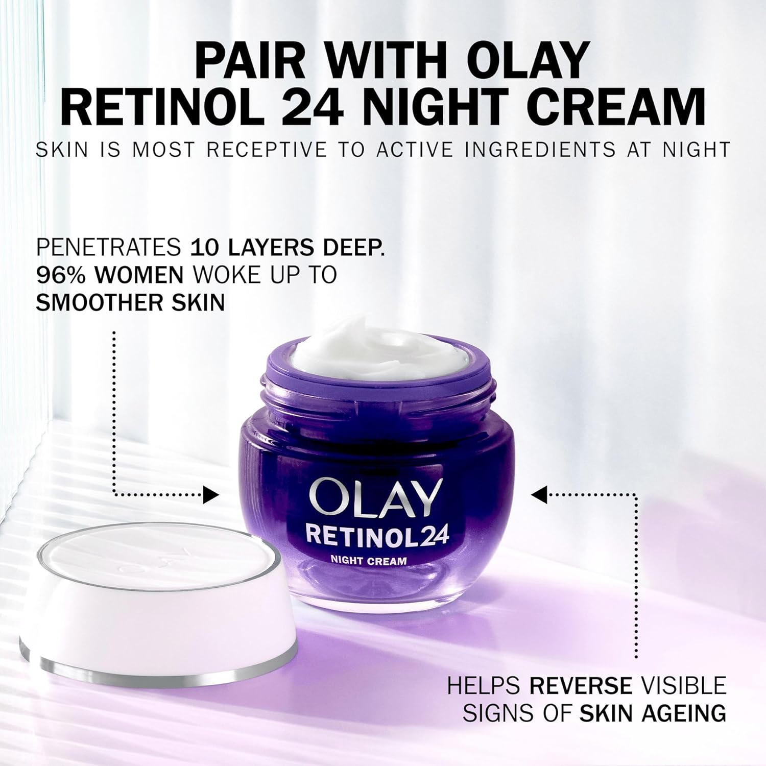 Olay Collagen Peptide Face Moisturiser Day Cream SPF 30, Skincare with Niacinamide 99% Purity and Antioxidant Vitamin E Advanced Anti Aging Skin Care: Strengthens, Restores, Hydrates, 50ml-7