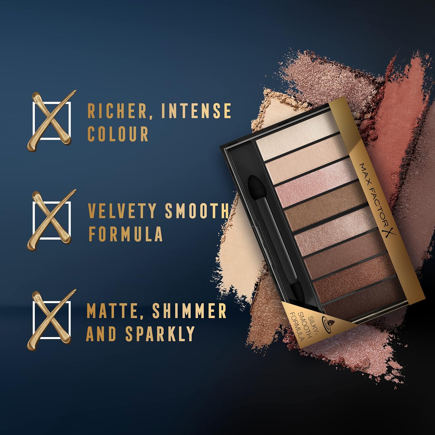 Max Factor Masterpiece Nude Palette, Contouring Eye Shadows, Cappuncino Nudes-7