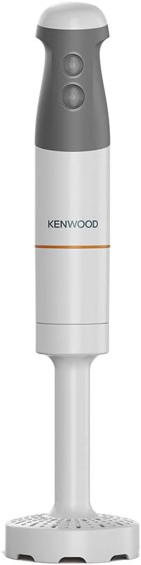 Kenwood Triblade Hand Blender, Mixer with Anti-Splash, Masher Attachment and BPA-Free Plastic Beaker, HBM40.004WH, Dishwasher Safe, 850W, White-2