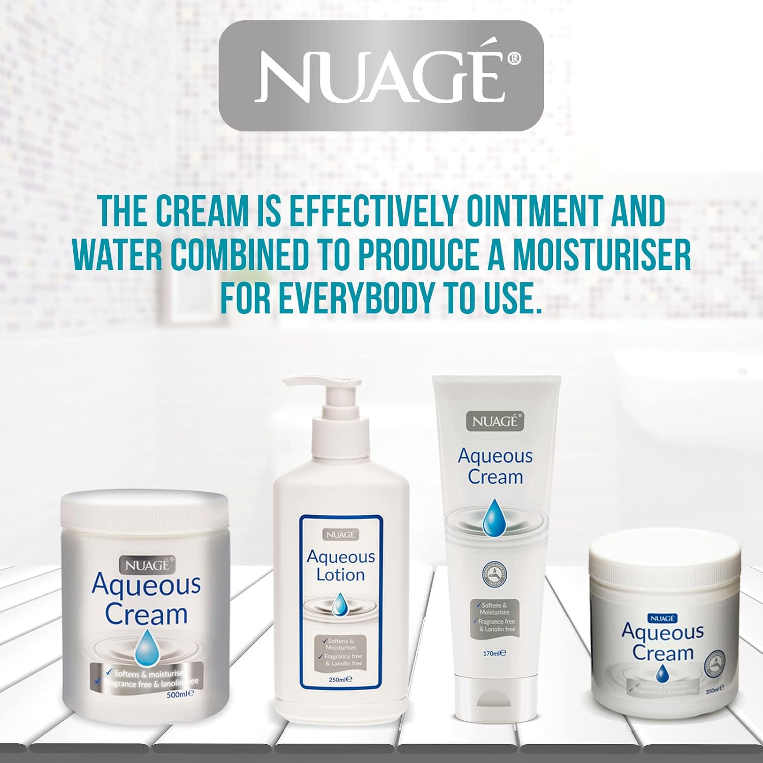 NUAGE® AQUEOUS CREAM, FRAGRANCE FREE, 350ml-3