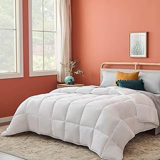 Linenspa All Season Duvet – Microfibre Single Duvet 10.5 Tog – Oeko-Tex, Down Alternative Comforter, White